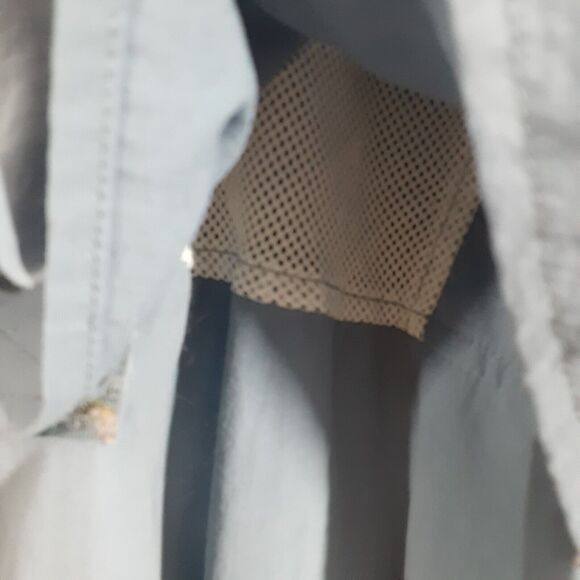 Reel Legends Adult Mens M Blue Vented Lond Sleeve Fishing Shirt Outdoor Camp - Picture 7 of 10